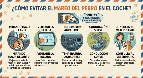 Viajar en coche con perro